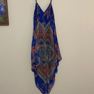 Bright Pattern Maxi Dress